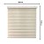 Persiana Zebra Prime 160larg x 160alt Mescla Bege - Imagem 2