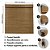 OUTLET Persiana Pronta Rolô Bambu 160larg x 140alt  Natural - Imagem 8