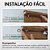 OUTLET Persiana Pronta Rolô Bambu 160larg x 140alt  Natural - Imagem 12