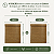 Persiana Pronta Rolô Bambu 160larg x 230alt Natural (2pçs) - Imagem 3