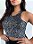 Cropped Regata – Paetê com Bojo - Imagem 1