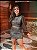Cropped Sparkle – Manga Longa Bufante com Tule e Gola Alta - Imagem 5