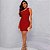 Vestido Curto Paetê Manga Única Amarração - Imagem 3