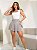 Short Saia Feminino Alfaiataria Rodado Plissado - Imagem 7