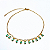 CHOKER PEDRAS VERDES - Imagem 1