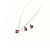 CONJUNTO ROSA REDONDO PRATA 925 - Imagem 1