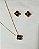 Conjunto Trevo Dourado Preto - Imagem 1