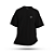 Camiseta Oversized Basic Menalmei Preta - Imagem 1