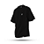 Camiseta Oversized Basic Menalmei Preta - Imagem 3