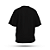 Camiseta Oversized Basic Menalmei Preta - Imagem 4