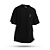 Camiseta Oversized Burning Bush Menalmei Preta - Imagem 2