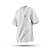 Camiseta Oversized Burning Bush Menalmei Branca - Imagem 3
