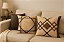 Kit 4 Almofadas Cheias Decorativas em Linho 45x45  Design Geométrico Moderno Qualidade premium - Imagem 2
