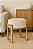 Puff Royal Decorativo em Linho Para Sala Quarto Escritório Design Moderno - Imagem 5