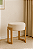 Puff Royal Decorativo em Linho Para Sala Quarto Escritório Design Moderno - Imagem 4
