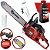Moto Serra Motosserra á Gasolina Toyama TCS58F-G2 TCS58FG2 2T 55cc 3,2HP Sabre de 20 Polegadas, Leve e de Alto Desempenho Modelo Completo Com óleo toyama 2T FG50 Lubrificante 500ml - Imagem 1