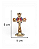 Cruz de Metal para Carros e Oratórios - 8cm - Imagem 2
