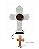 Crucifixo de Mesa e Parede com Oração de São Bento 20cm - Imagem 1