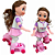 Boneca Patinadora Mágica™ – Patina, Brilha e Encanta! - Imagem 1