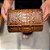 Bolsa Python Clutch Caramelo - Imagem 1