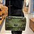 Bolsa Python Alça Corrente Fecho Verde - Imagem 2