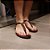 Sandalia Flat Tresse Café - Imagem 1