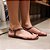 Sandalia Flat Tresse Café - Imagem 3