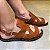 Sandália Flat Cravos Telha - Imagem 1