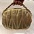 Bolsa Matelassê Oval Ouro - Imagem 1