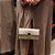 Bolsa Python Alça Corrente Off White - Imagem 1