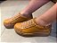 Tênis Flatform com Detalhes em Verniz Caramelo - Imagem 1