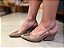 Scarpin Nude e detalhe Metalizado - Imagem 3