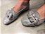 Mocassim Pelica Max Tressê Cinza - Imagem 1