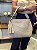 Bolsa Tressê Alça Larga Tela Taupe - Imagem 1