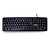 Teclado Preto com fio - Imagem 1