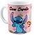 Caneca Personalizada Stitch  – 325ml em Porcelana - Imagem 1