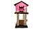 Casinha de Gato com Arranhador Sustentável Luppet Rosa e Marrom (LP9035-01) - Imagem 1