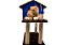 Casinha de Gato com Arranhador Sustentável Luppet Azul e Marrom (LP9035-02) - Imagem 4