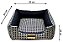 Cama Quadrada para Cachorro ou Gato Luppet Luxo Preto Vime (LP88018-02) - Imagem 5