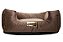 Cama Quadrada para Cachorro ou Gatos Super Luxo Luppet Marrom (LP88016-03) - Imagem 4