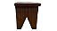 Banquinho De Madeira Maciça Pintado E Resistente Até 100kg Cor:Marrom (PS01010 - Imagem 6
