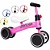 Bicicleta Infantil De Equilíbrio Sem Pedal Balanço 4 Rodas - Imagem 1