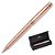 CANETA CROWN SAFIRA ESF OURO ROSA - Imagem 1