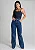 Calça Jeans Sawary Wide Leg - Imagem 1