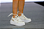 Tênis Casual Branco/Dourado Ramarim - Imagem 3