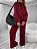 Conjunto TRICOT AURORA vermelho cherry - Imagem 1