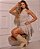 Vestido franja THAYNA Gelo - Imagem 1