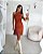 Vestido franja THAYNA Caramelo - Imagem 2