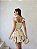 Vestido curto Jasmim estampado Amarelo - Imagem 2