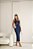 Vestido Midi Malu Azul marinho - Imagem 1